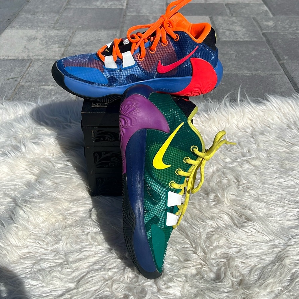 Nike Zoom Freak 1 Roots Vibrant Multicolor Athletic Sneakers big kids 3.5 EUC - Picture 6 of 17